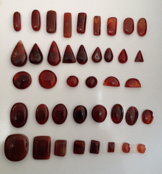 نگین عقیق قرمز طبیعی و اصل